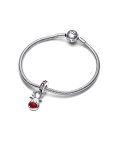 Pandora Red Nose Reindeer Murano Joia Conta Pendente Pulseira Mulher 792330C01 Pandora Red Nose Reindeer Murano Joia Conta Pendente Pulseira Mulher 792330C01