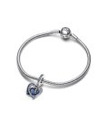 Pandora Celestial Shooting Star Heart Double Joia Conta Pendente Pulseira Mulher 792356C01