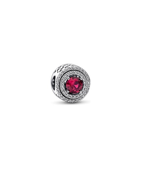 Pandora Red Sparkling Levelled Round Joia Conta Mulher 792418C01 Pandora Red Sparkling Levelled Round Joia Conta Mulher 792418C01