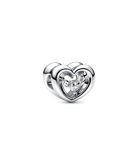 Pandora Radiant Heart and Floating Stone Joia Conta Mulher 792493C01 Pandora Radiant Heart and Floating Stone Joia Conta Mulher 792493C01