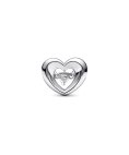 Pandora Radiant Heart and Floating Stone Joia Conta Mulher 792493C01