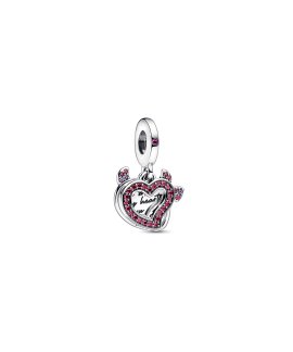 Pandora Devil Heart Joia Conta Pendente Pulseira Mulher 792511C01