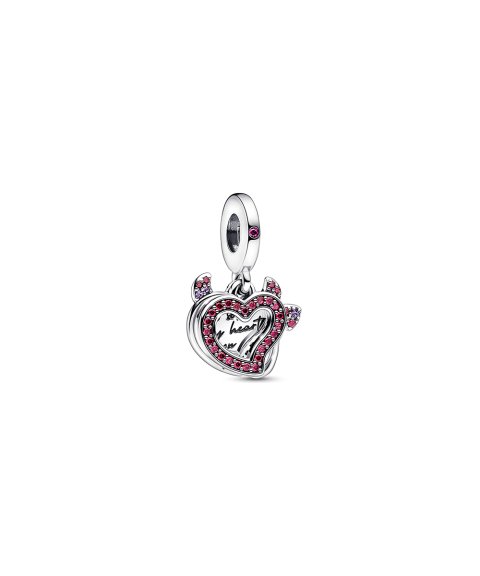 Pandora Devil Heart Joia Conta Pendente Pulseira Mulher 792511C01 Pandora Devil Heart Joia Conta Pendente Pulseira Mulher 792511C01