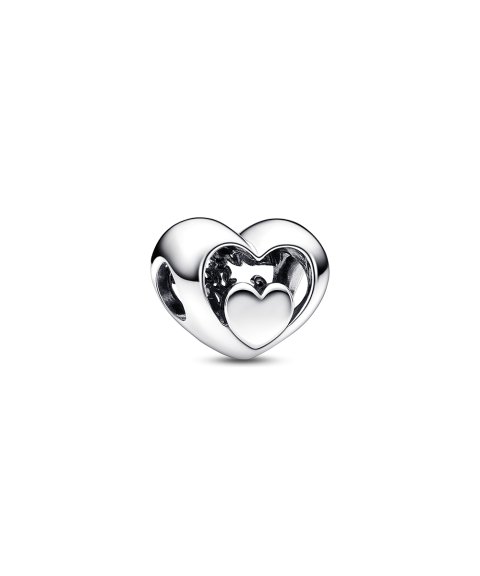 Pandora Openwork Heart and Script Joia Conta Mulher 792512C00