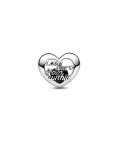 Pandora Openwork Heart and Script Joia Conta Mulher 792512C00