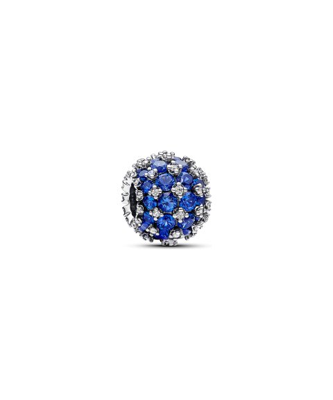 Pandora Sparkling Pavé Round Blue Joia Conta Mulher 792630C02 Pandora Sparkling Pavé Round Blue Joia Conta Mulher 792630C02