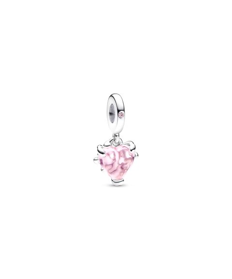 Pandora Pink Family Tree and Heart Joia Conta Pendente Pulseira Mulher 792654C01