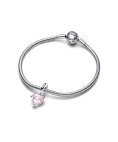 Pandora Pink Family Tree and Heart Joia Conta Pendente Pulseira Mulher 792654C01