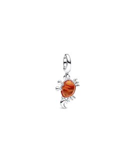 Pandora Disney The Little Mermaid Sebastian Crab Joia Conta Pendente Pulseira Mulher 792694C01