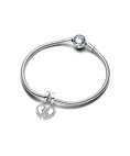 Pandora Friends Splittable Heart Joia Conta Pendente Pulseira Mulher 792743C01