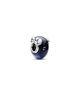 Pandora Disney Mickey and Minnie Blue Murano Joia Conta Mulher 792958C01