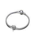Pandora Sparkling Angel Wings and Heart Joia Conta Pendente Pulseira Mulher 792980C01