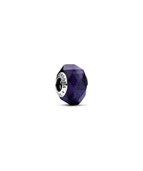 Pandora Faceted Blue Murano Joia Conta Mulher 792984C00 Pandora Faceted Blue Murano Joia Conta Mulher 792984C00