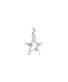 Pandora ME Sparkling Star Medallion Joia Conta Pendente Pulseira Mulher 793032C01