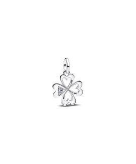Pandora ME Heart Four-Leaf Clover Medallion Joia Conta Pendente Pulseira Mulher 793034C01