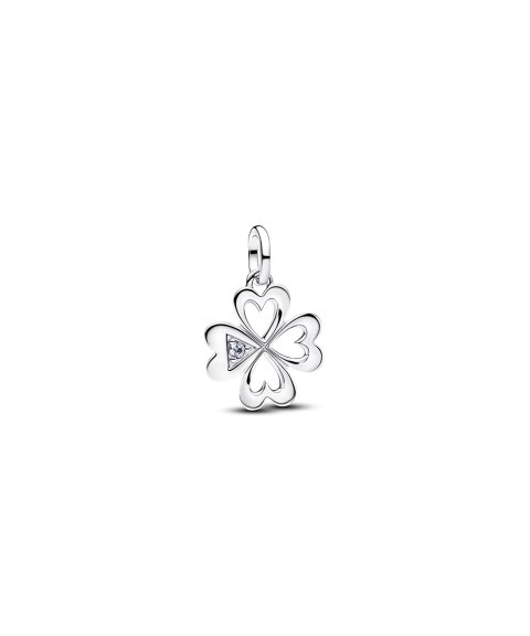 Pandora ME Heart Four-Leaf Clover Medallion Joia Conta Pendente Pulseira Mulher 793034C01