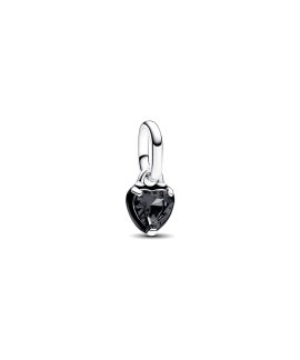 Pandora ME Black Chakra Heart Mini Joia Conta Pendente Pulseira Mulher 793042C01