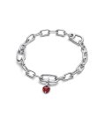 Pandora ME Red Chakra Heart Mini Joia Conta Pendente Pulseira Mulher 793042C05