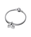 Pandora Forever and Always Joia Conta Pendente Pulseira Mulher 793232C01