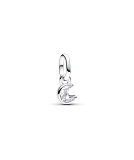 Pandora ME Sparkling Moon Mini Joia Conta Pendente Pulseira Mulher 793364C01