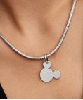 Pandora Disney Mickey Mouse Engravable Joia Conta Pendente Pulseira Mulher 793994C00