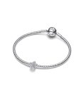Pandora Mini Textured Star Joia Conta Mulher 794050C00