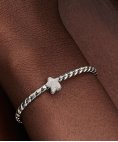 Pandora Mini Textured Star Joia Conta Mulher 794050C00