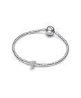 Pandora Mini Textured Moon Joia Conta Mulher 794054C00