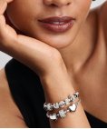 Pandora Mini Textured Moon Joia Conta Mulher 794054C00