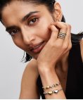 Pandora Mini Textured Moon Joia Conta Mulher 794054C00