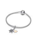 Pandora Opalescent Snowflake Joia Conta Pendente Pulseira Mulher 794142C01