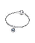 Pandora Disney Frozen Queen Elsa Snowflake Joia Conta Pendente Pulseira Mulher 794209C01