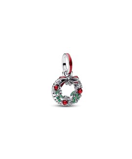 Pandora Holiday Wreath Joia Conta Pendente Pulseira Mulher 794238C01