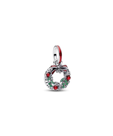 Pandora Holiday Wreath Joia Conta Pendente Pulseira Mulher 794238C01