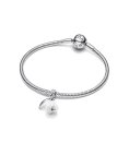 Pandora Snowdrop Flower Joia Conta Pendente Pulseira Mulher 794239C01