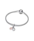 Pandora Opalescent Infinity Joia Conta Pendente Pulseira Mulher 794251C01