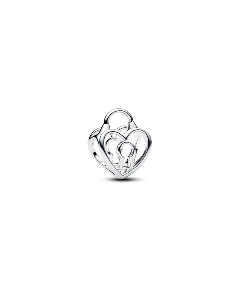 Pandora Openwork Heart Padlock Joia Conta Mulher 794358C00