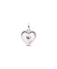 Pandora ME Radiating Pink Heart Medallion Joia Conta Pendente Pulseira Mulher 794409C01