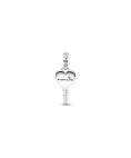 Pandora Opalescent Heart Key Joia Conta Pendente Pulseira Mulher 794427C01