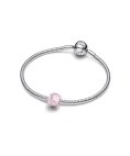 Pandora Pink Murano Glass Love Cube Joia Conta Mulher 794433C01