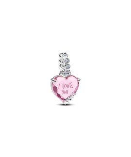 Pandora I Love You Mum Joia Conta Pendente Pulseira Mulher 794464C01
