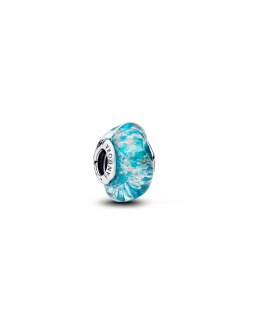 Pandora Turquoise Murano Glass and Glitter Joia Conta Mulher 794701C01