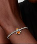 Pandora Disney Stitch Halloween Pumpkin Joia Conta Mulher 794730C01