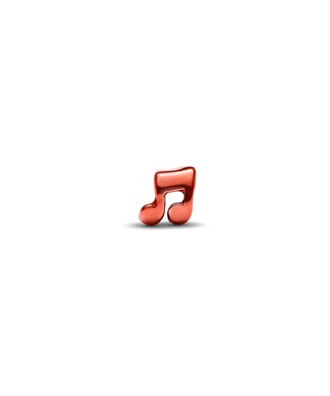 Pandora Mini Orange Music Note Joia Conta Mulher 794902C01