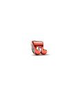 Pandora Mini Orange Music Note Joia Conta Mulher 794902C01
