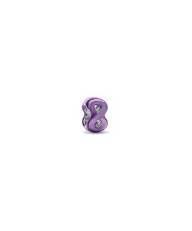 Pandora Mini Purple Infinity Joia Conta Mulher 794909C01