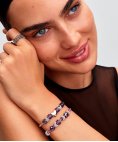 Pandora Mini Purple Infinity Joia Conta Mulher 794909C01