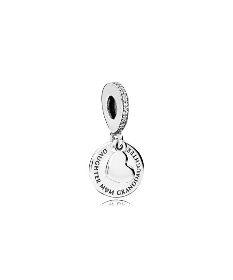 Pandora Three Generations Joia Conta Pendente Pulseira Mulher 796215CZ Pandora Three Generations Joia Conta Pendente Pulseira Mulher 796215CZ