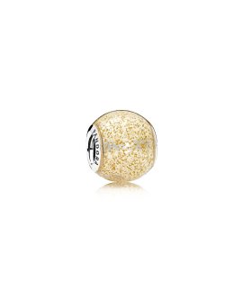 Pandora Golden Glitter Ball Joia Conta Mulher 796327EN146