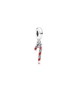 Pandora Sparkling Candy Cane Joia Conta Pendente Pulseira Mulher 796382EN39